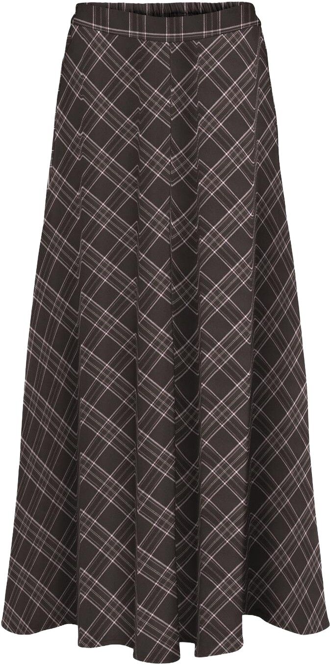 Onlwren Check Long Skirt Wvn