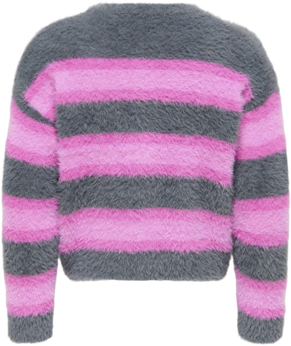 Kmgmelli Ls Striped Cardigan Knt
