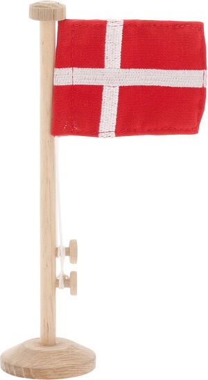 Flaggstang DK 18 cm Natur Eik