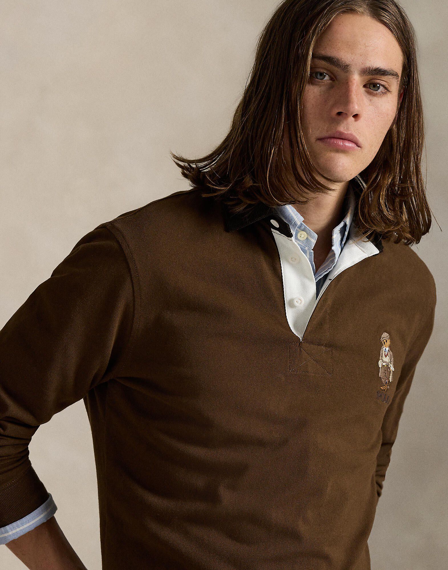 Classic Fit Polo Bear Rugby Shirt