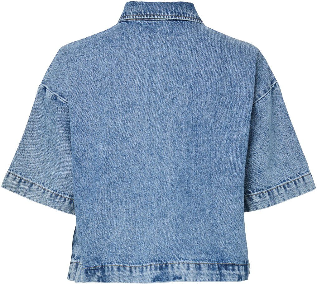 Pcsky Ss A-Shape Denim Top Noos Bc