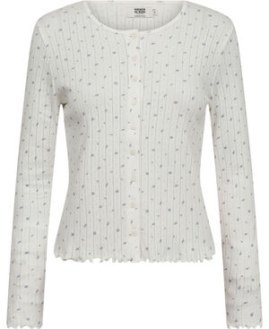 Eloise 10 Cardigan Pointelle - 100% Økologisk Bomuld GOTS