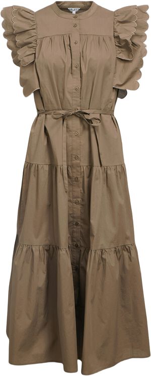 OBJHOPE CHINNA RE S/S LONG DRESS E