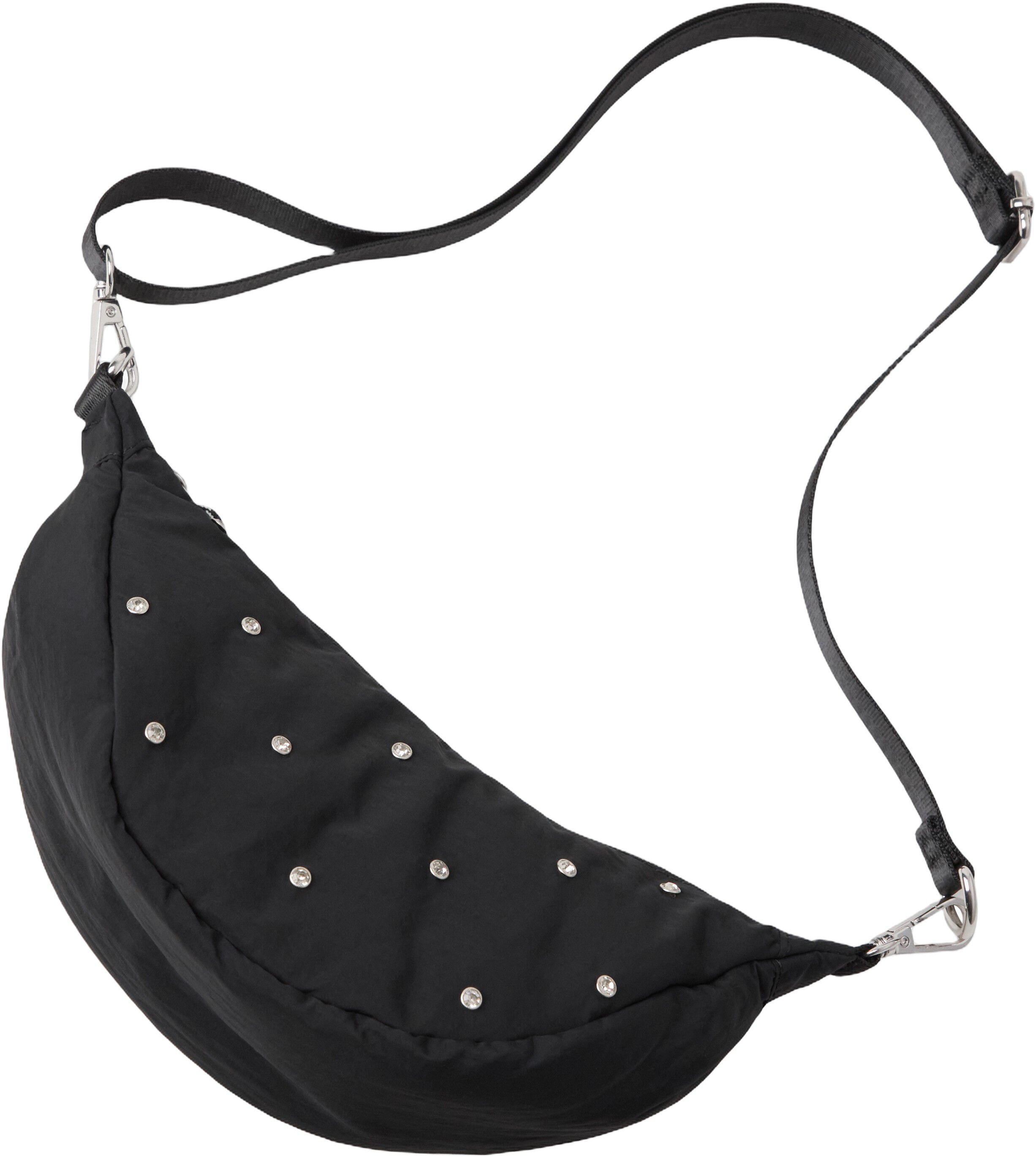 Crossbody bag with zip closure.