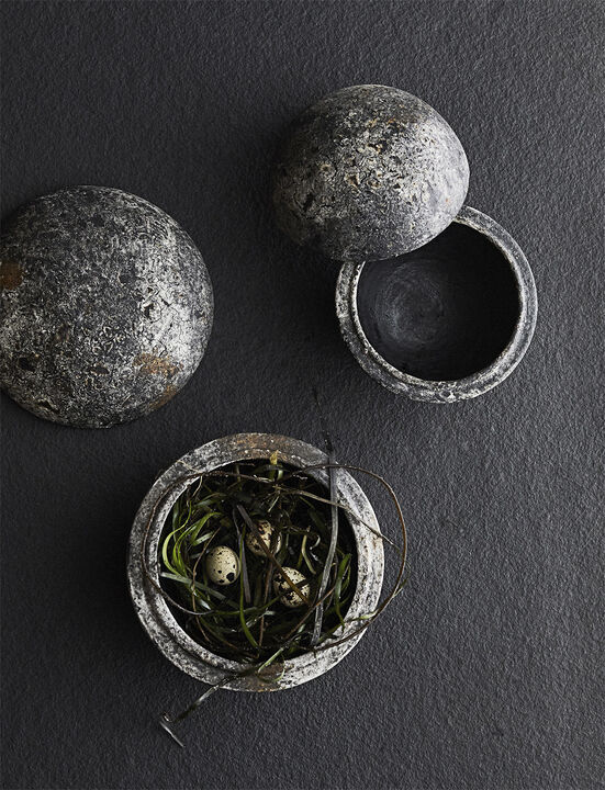 Bonbonniere Echo 15 cm - Rustgrå