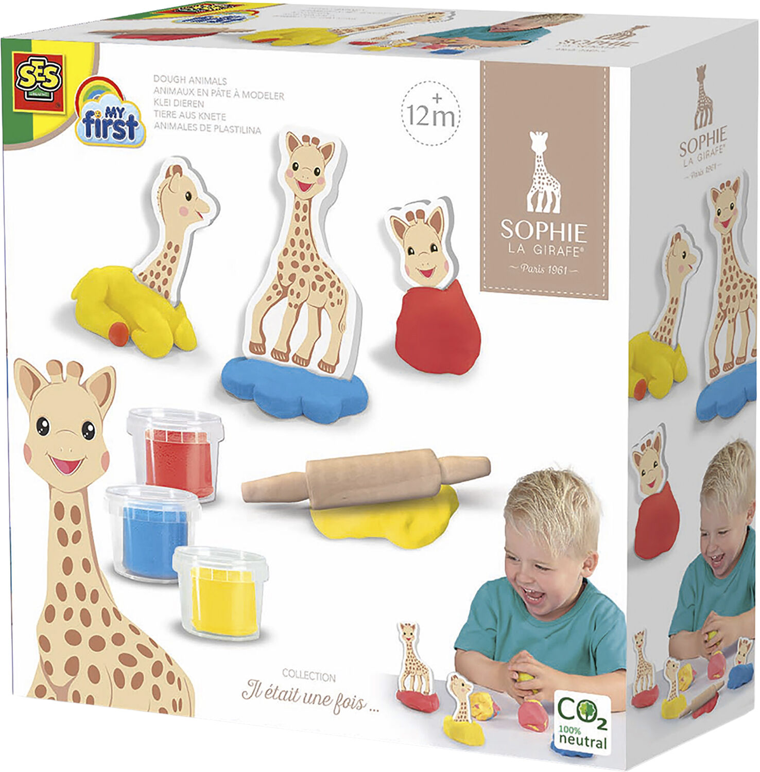 SES Creative - Sophie la girafe - Dyr af modellervoks