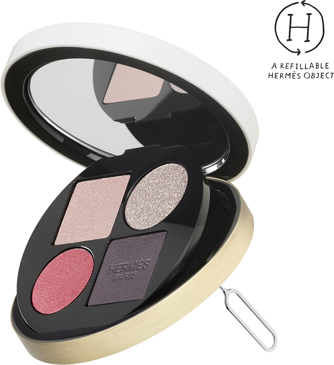 Ombres d'Herm&egrave;s, powder quartet for the eyes