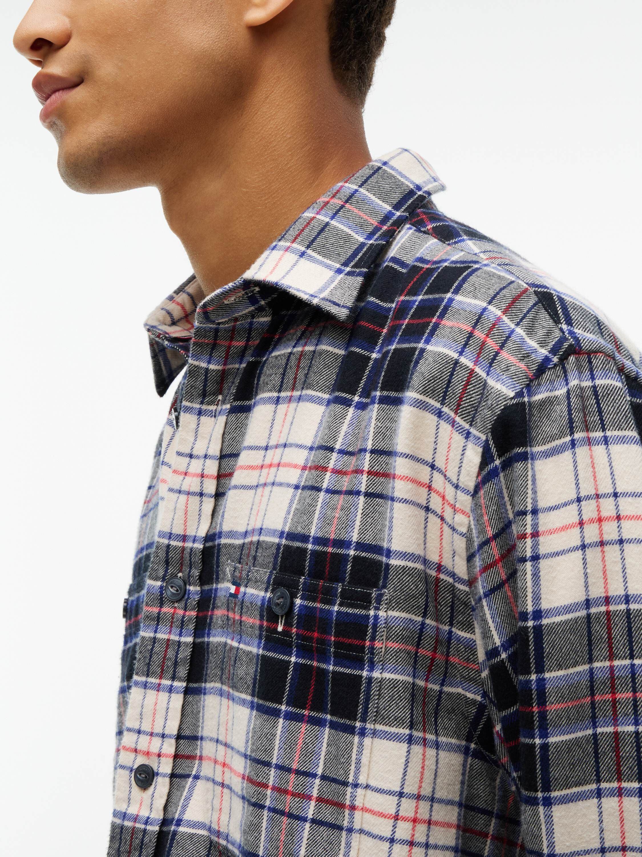 Relaxed Fit Tartan Flannel Shirt