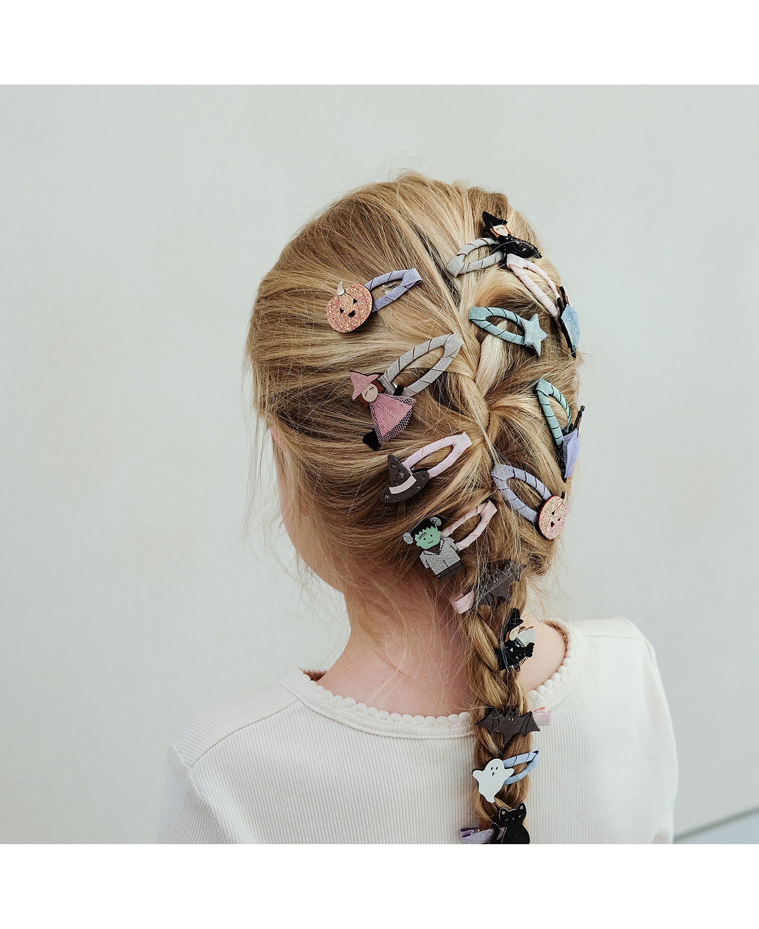 Mimi & Lula - 8 h&aring;relastikker - Mini Halloween