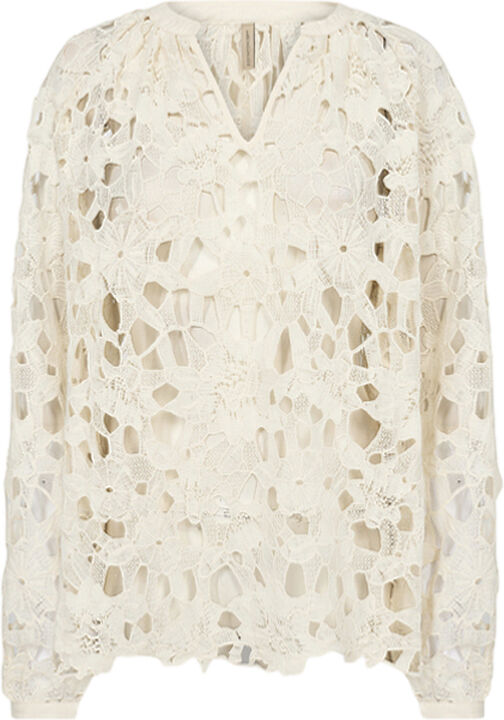 SC-PAJA 1 Bluse Creme