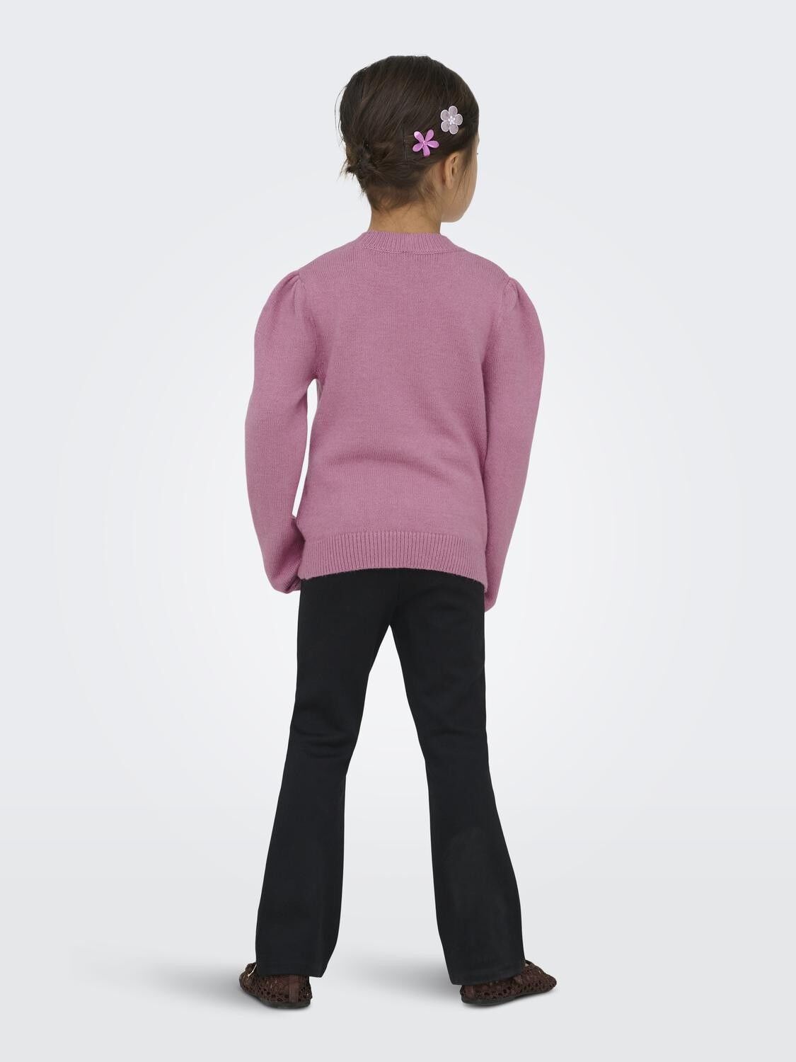 KMGKATIA LIFE LS PUFF O-NECK CP KNT