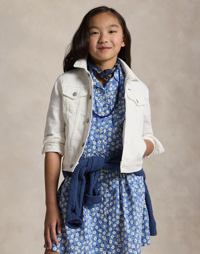 3X1 RIGID DENIM-TRUCKER JKT-OW-JKT KIDS