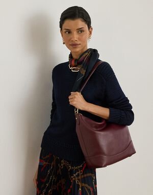 Leather Large Tasha Bucket Bag