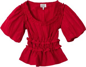 EVERLY RUFFLE BLOUSE