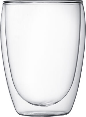 2 stk glass, doble vegger, medium, 0,35 l