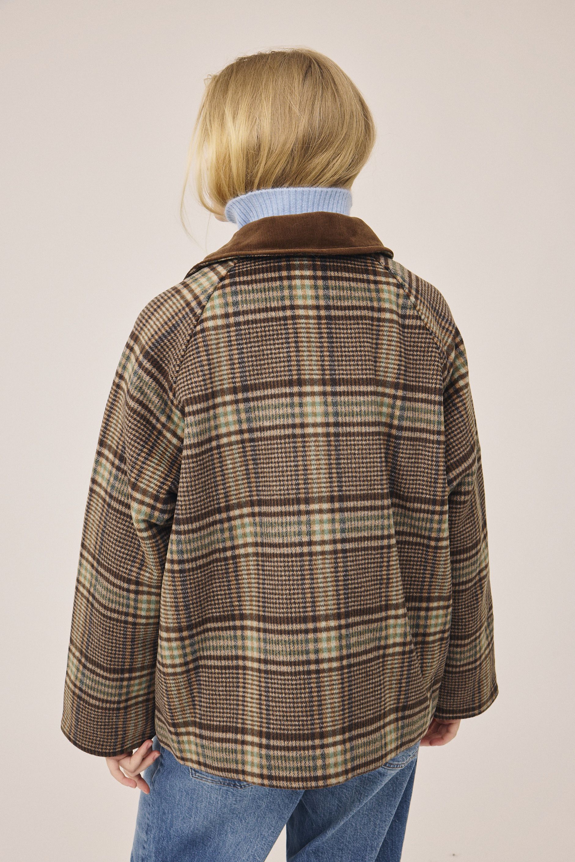 Emmy Wool 9 Jacket with corduroy details - GRS