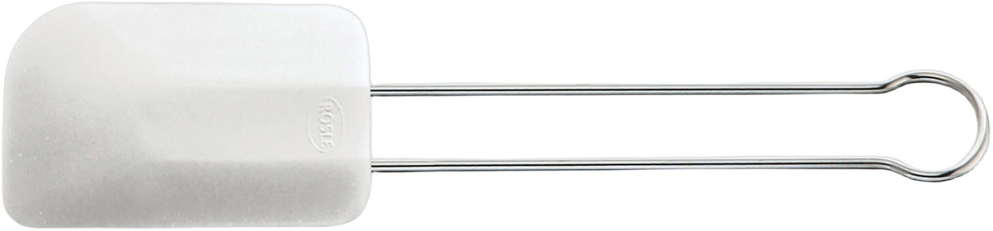 Slikkepott 32 cm St&aring;l/Hvit