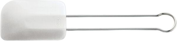 Slikkepott 32 cm Stål/Hvit