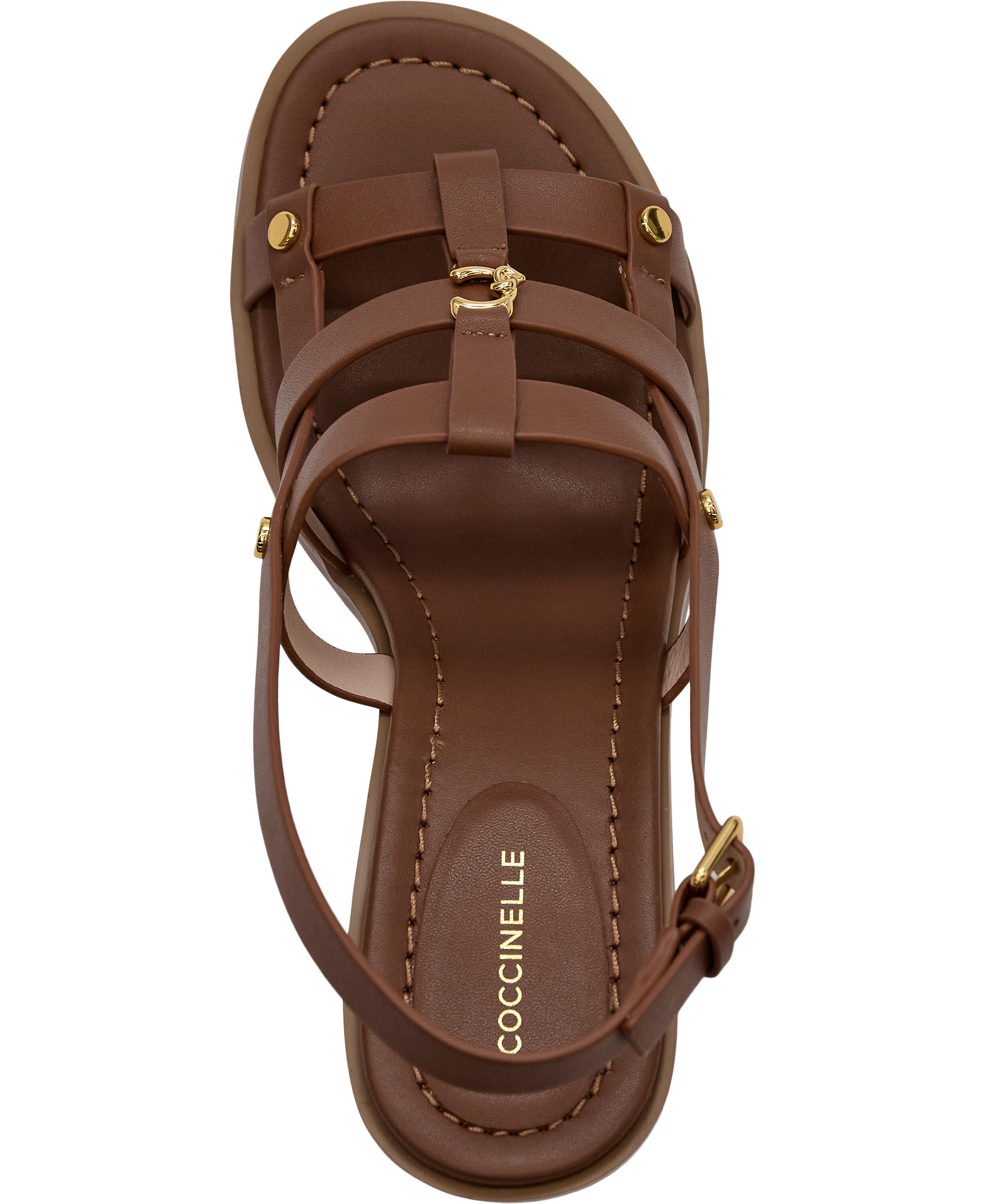 COCCINELLE C-EASY HEEL SANDAL COW LEATHER