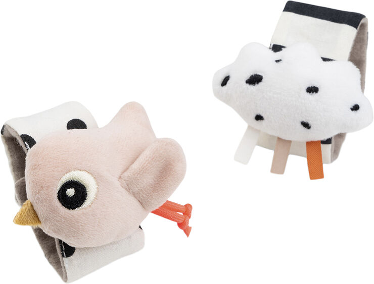 Håndledsranglesæt 2 stk. Happy clouds Pudder