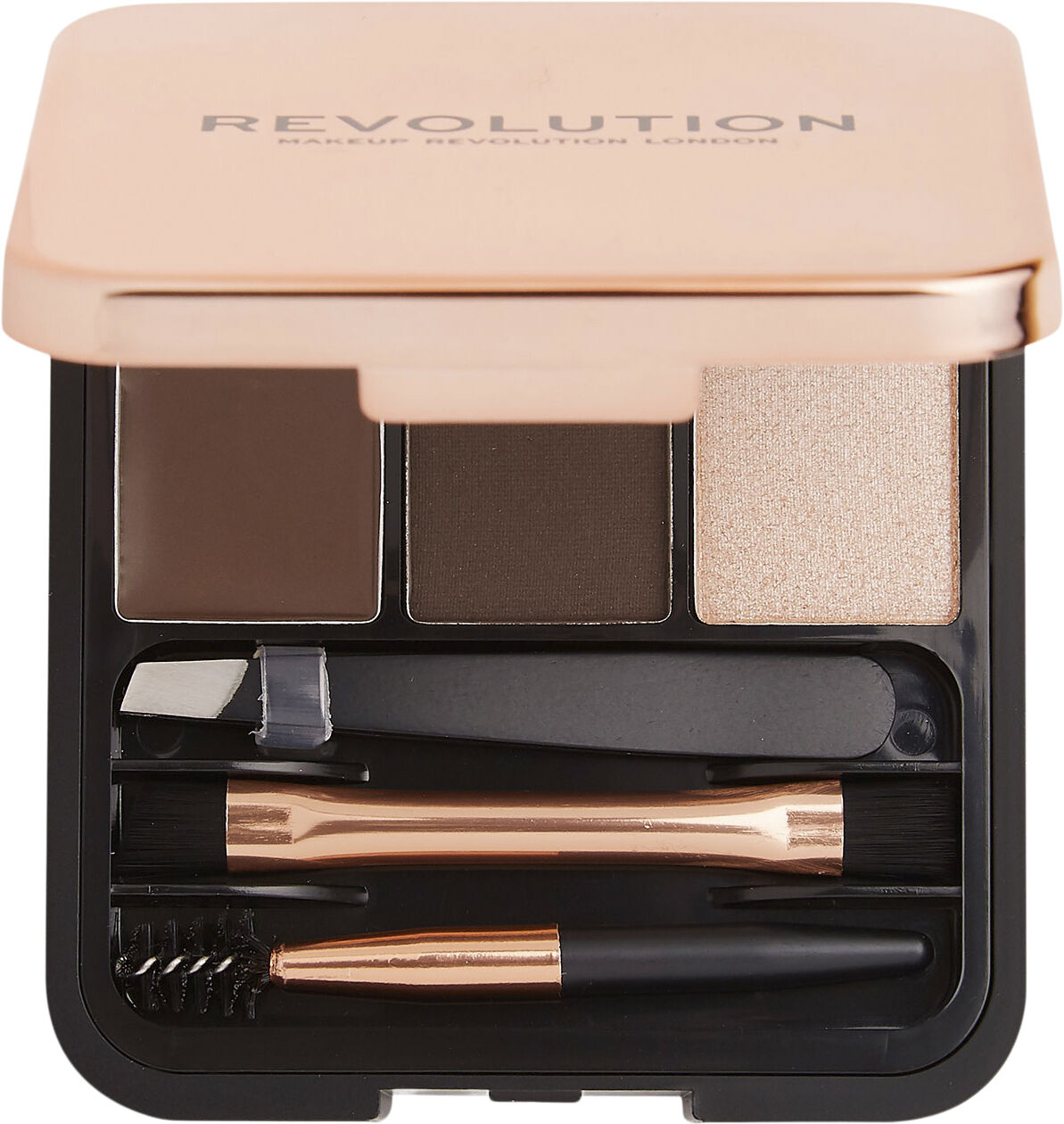 Revolution Brow Sculpt Kit Dark Brown