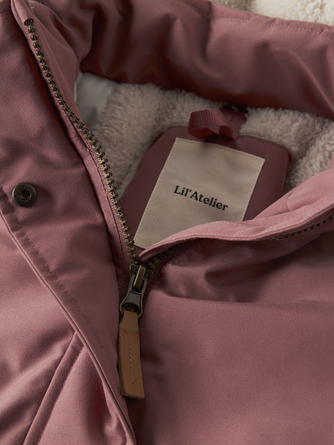 NMFLASNOW05 JKT SOLID FO LIL