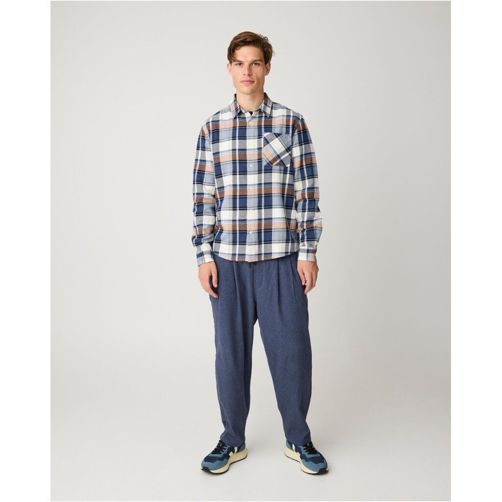 Dune regular checked flannel shirt