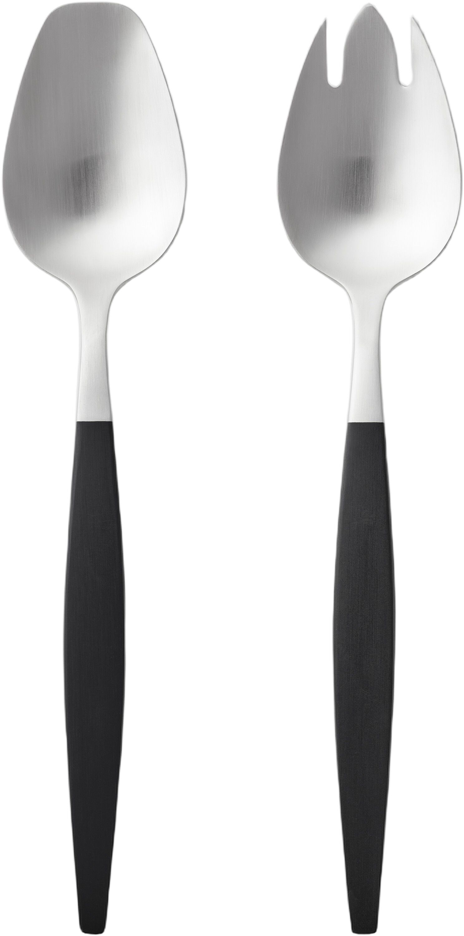 Salatbestikk Focus de Luxe 26,8 cm Svart/Matt st&aring;l