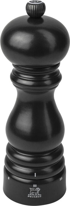 Saltkvern Paris uS 18 cm Svart Satin Bøk