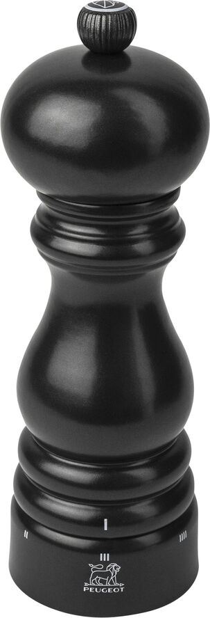 Saltkvern Paris uS 18 cm Svart Satin Bøk