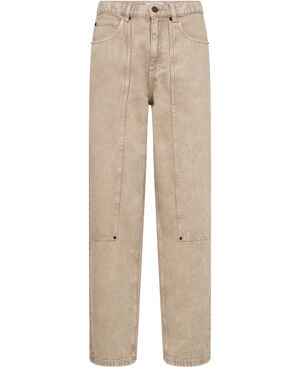 Emma M125 Barrel jeans - 100% Økologisk bomuld GOTS - Sandst