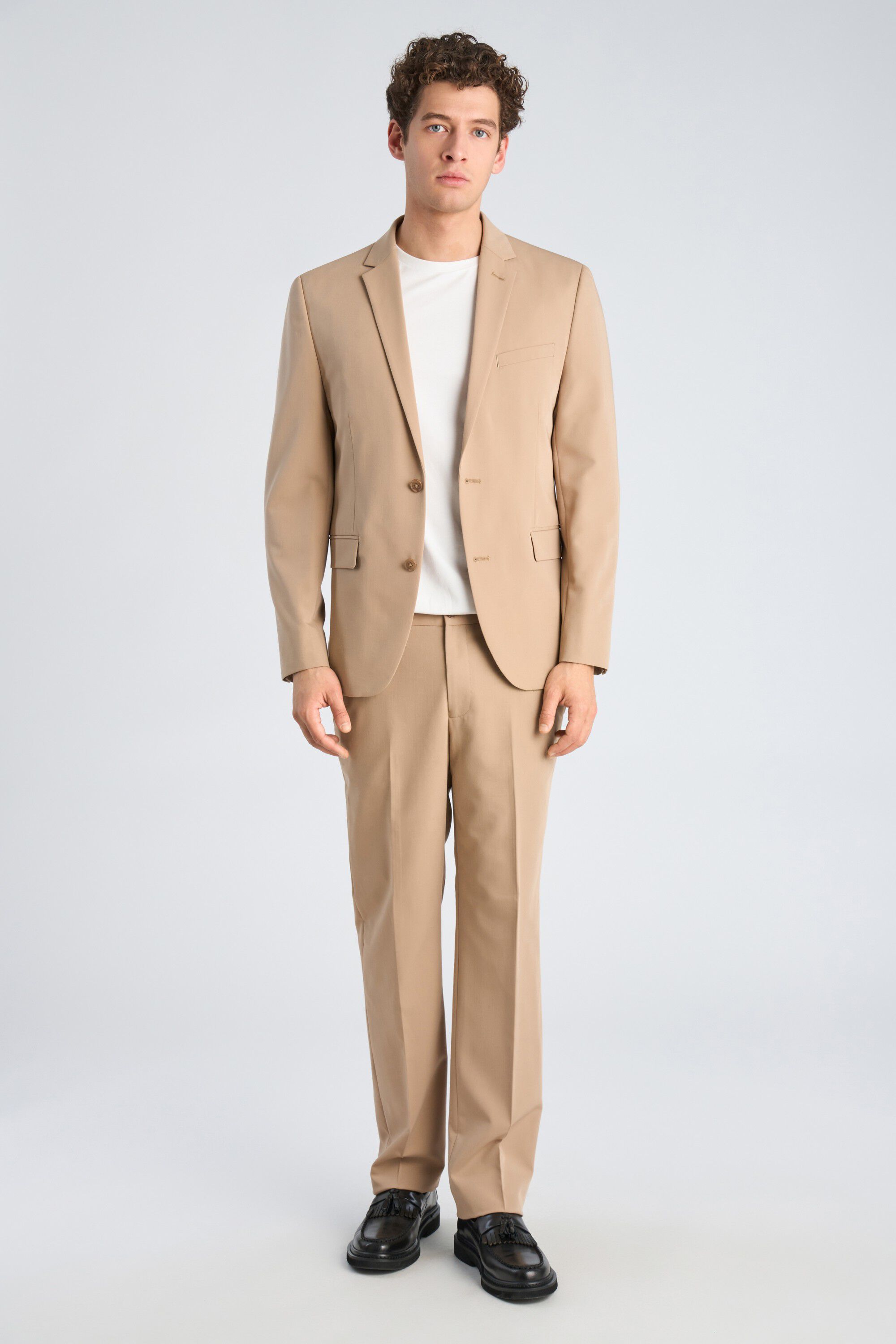 Fine twill stretch suit