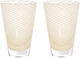 Yuka Swirl Glas - Pakke med 2