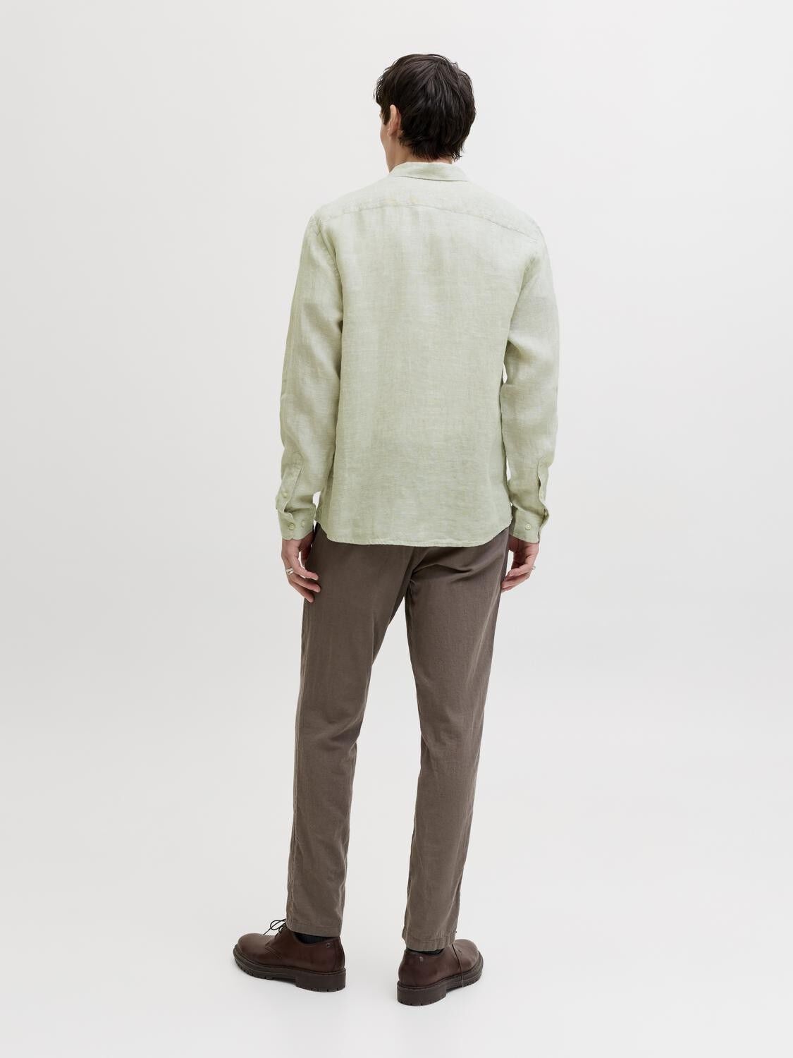 JPRBLALAWRENCE LINEN LS SHIRT SN