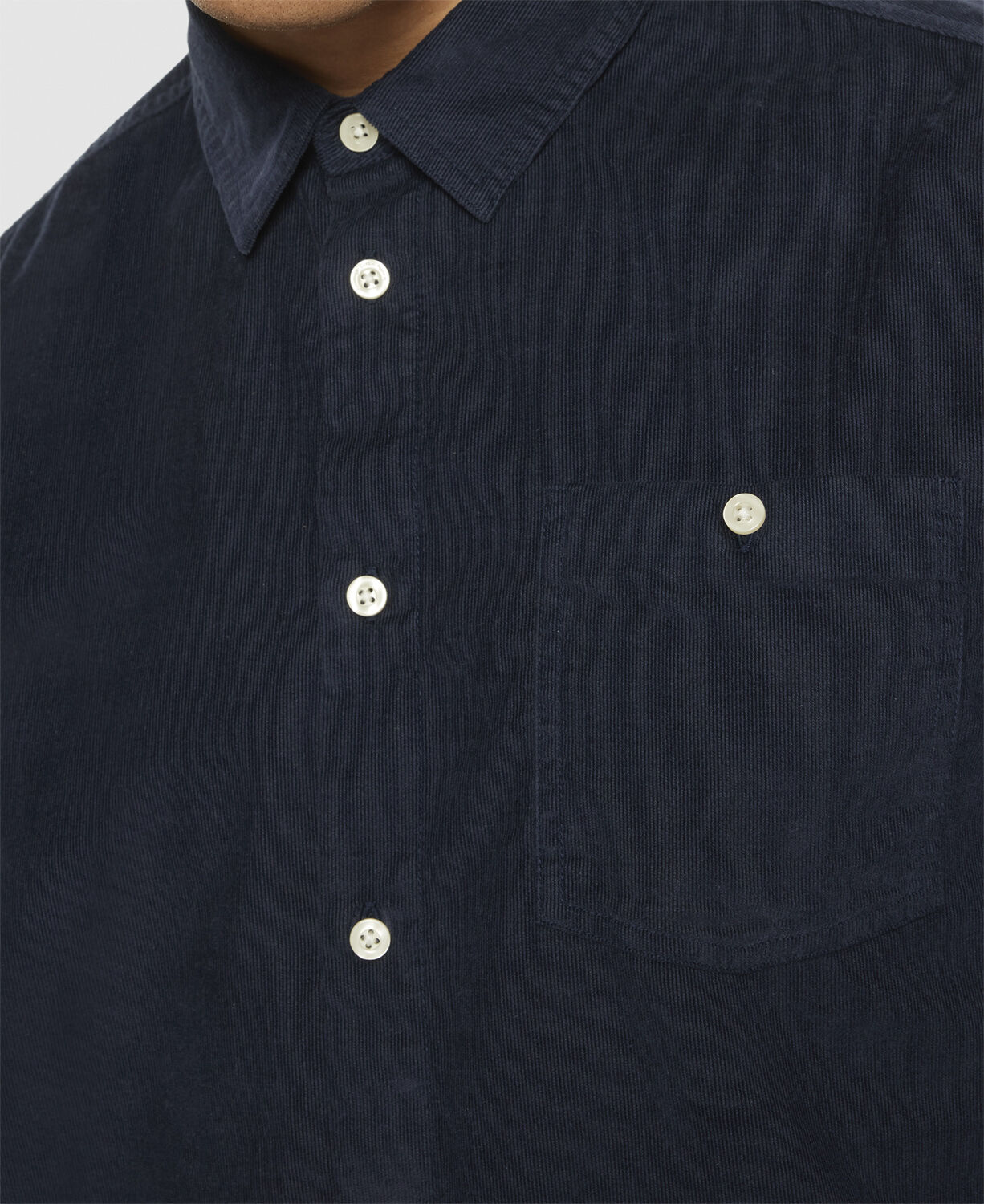 Regular fit corduroy shirt - GOTS/Vegan