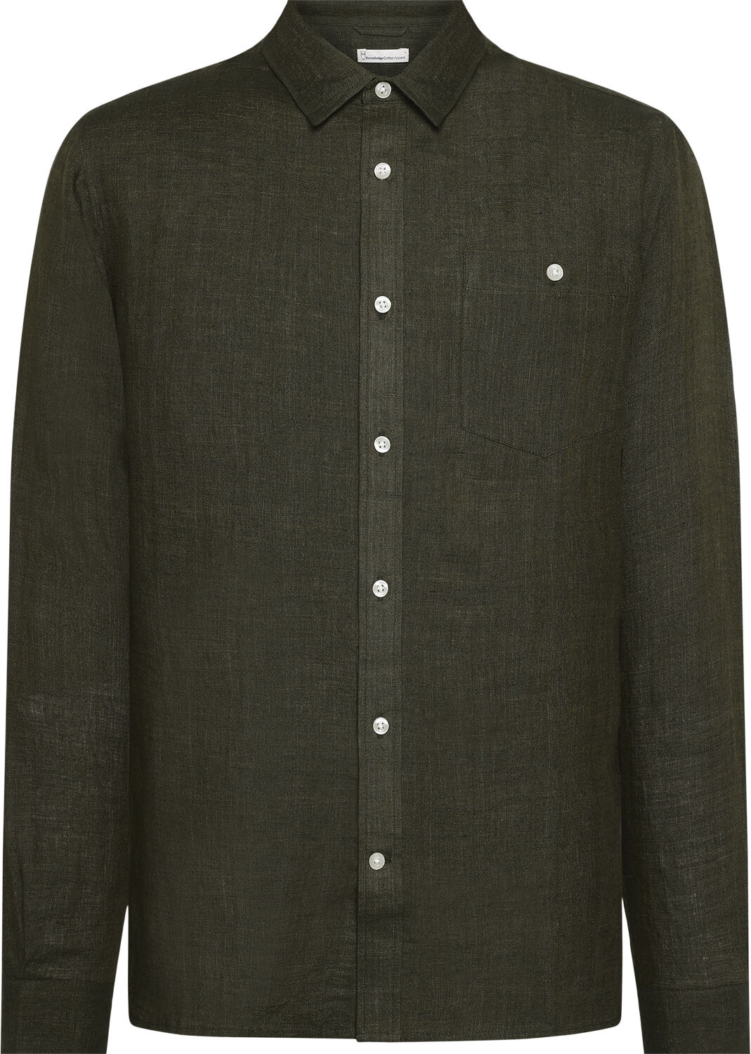 Custom fit linen shirt GOTS/Vegan