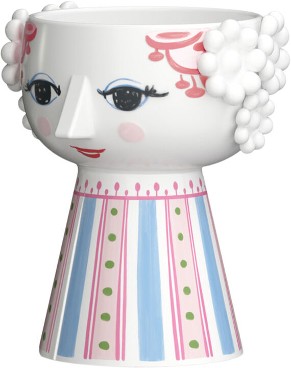 Eva Lysestage H9. 5 cm pink