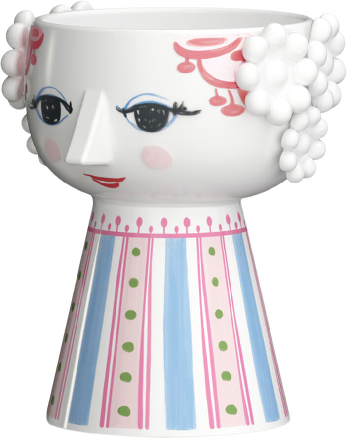 Eva Lysestage H9. 5 cm pink