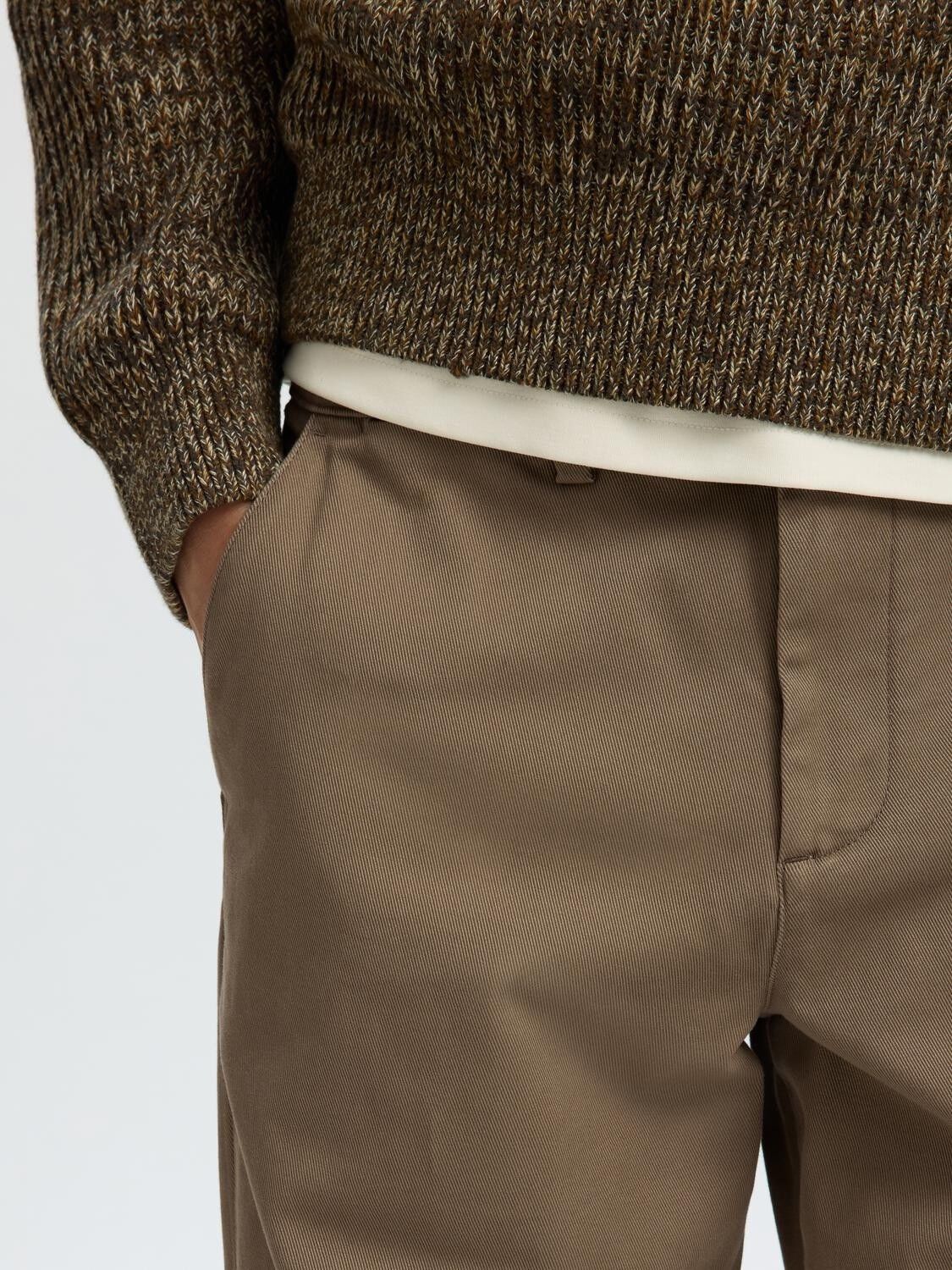 Slm196-Straight Miles Twill Pant Noos