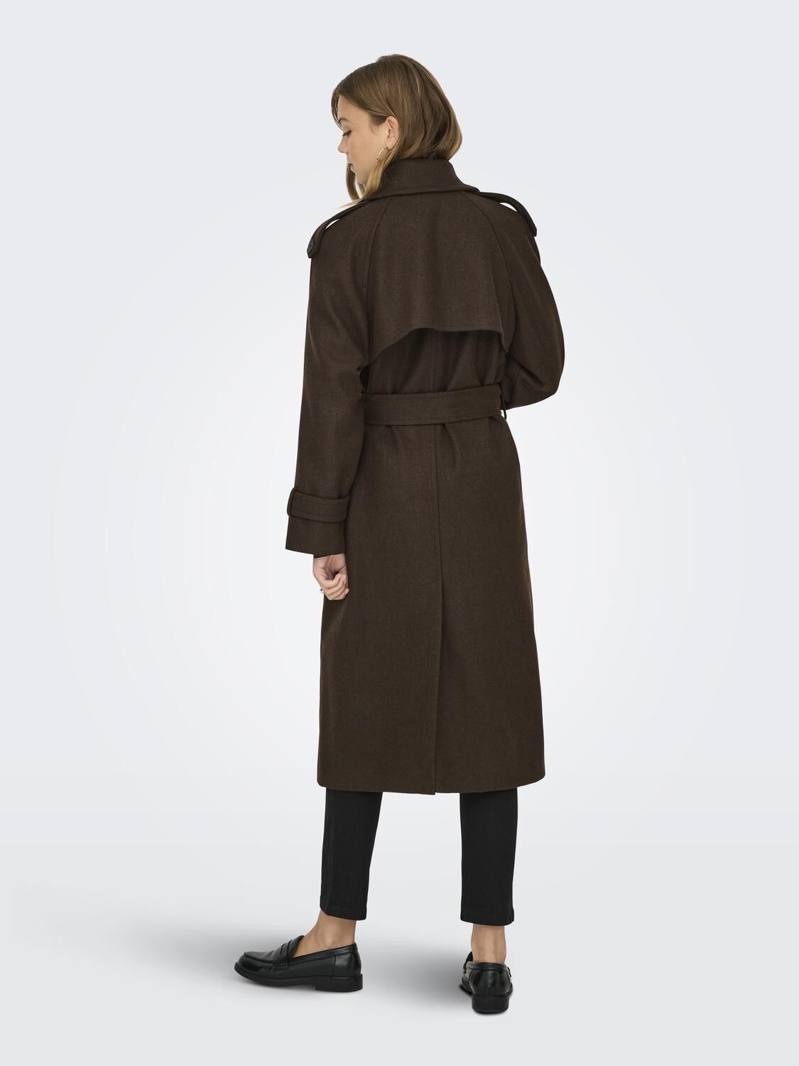 Onldear-Trillion Long Belt Coat Pnt Noos