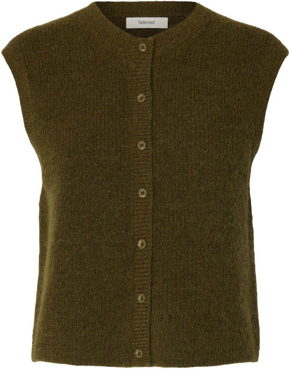 Slwlulu Sl Button O-Neck Vest Noos