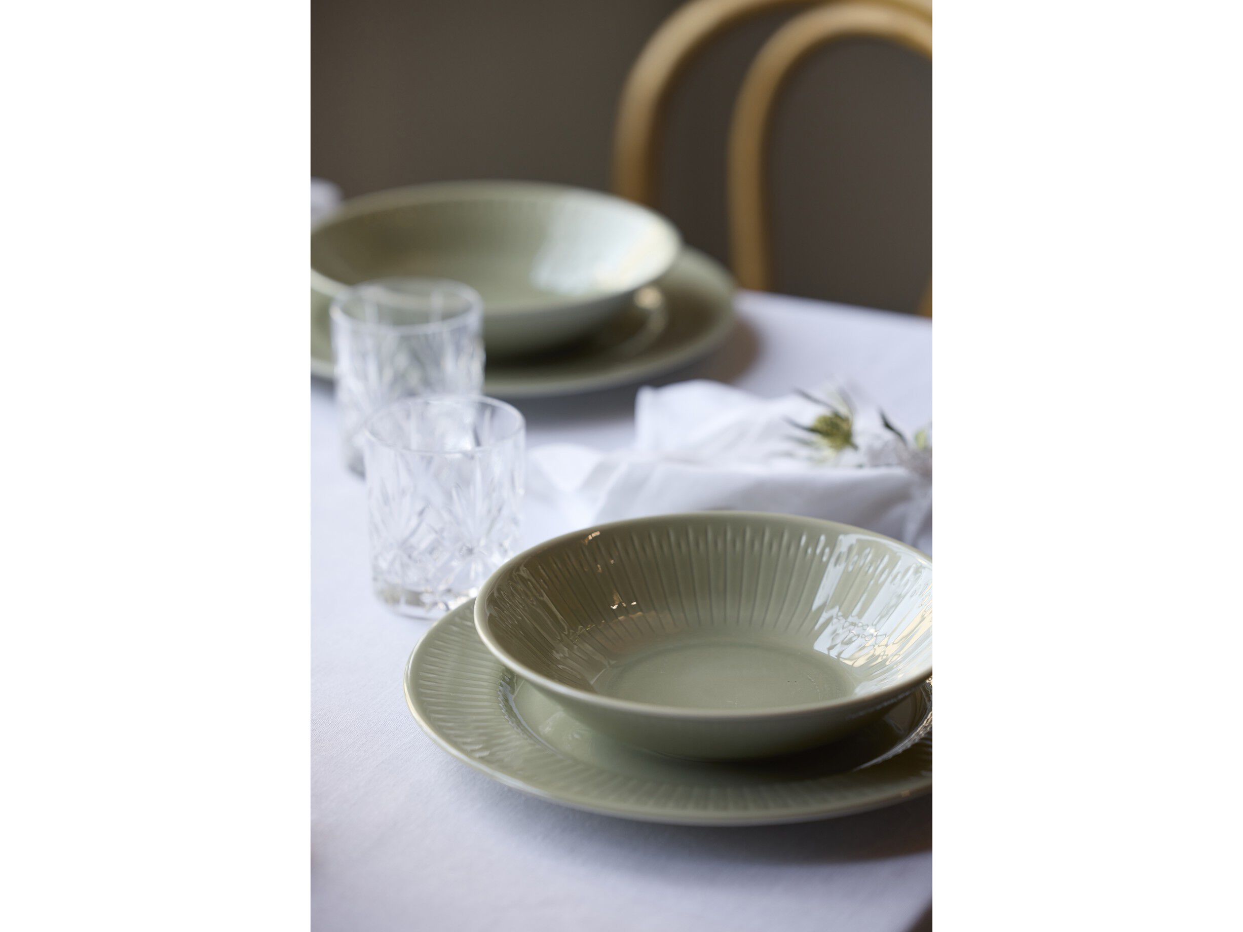 Pastask&aring;l Horizon 21 cm 4 stk. Grass