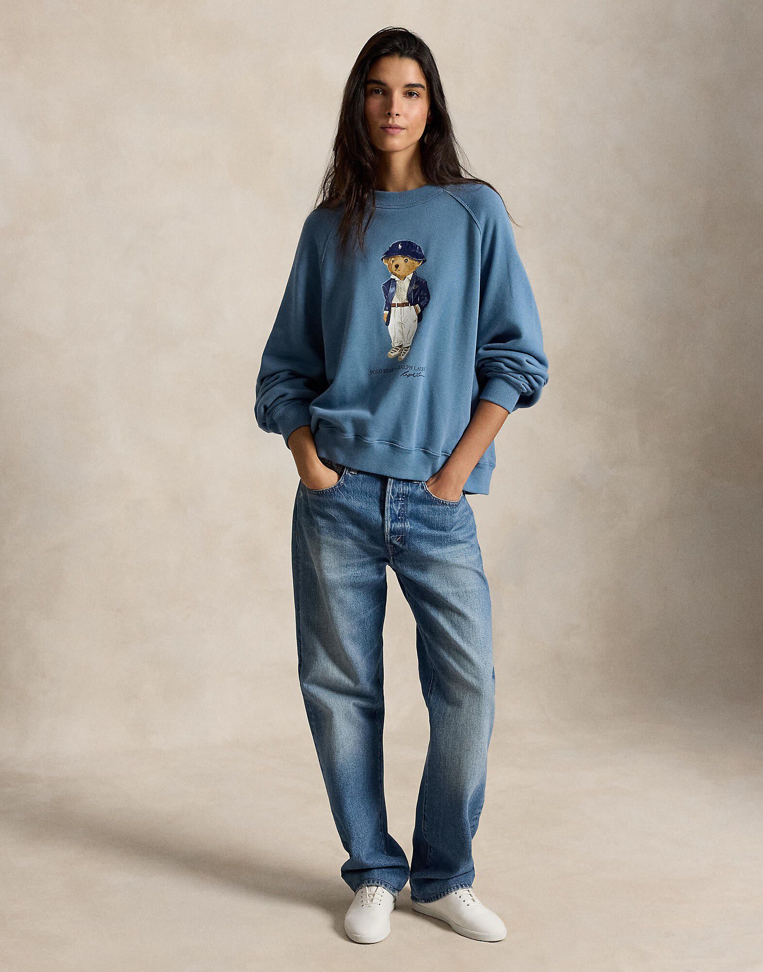 Polo Bear Lightweight Fleece Crewneck