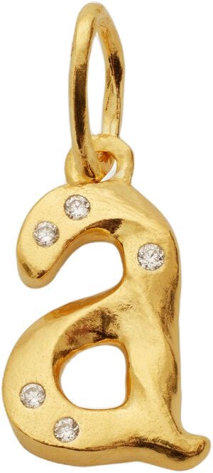Alphabet Pendant Gold
