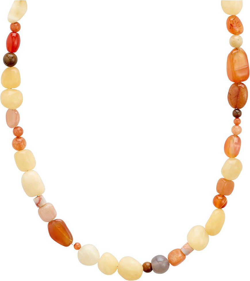 IRIS halsk&aelig;de s&oslash;lvbelagt/multi