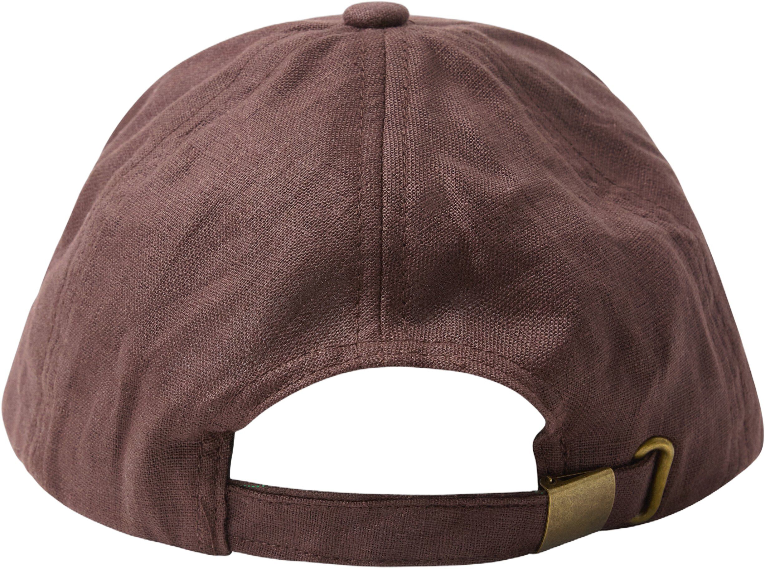 Klassisk kasket i h&oslash;r med rund skyg