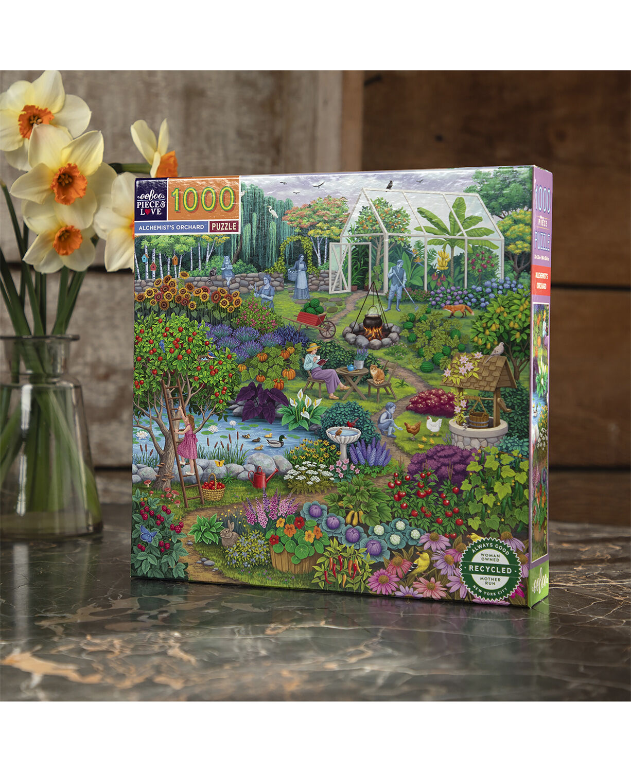 eeBoo - Puslespil 1000 brk - Alchemist's Orchard