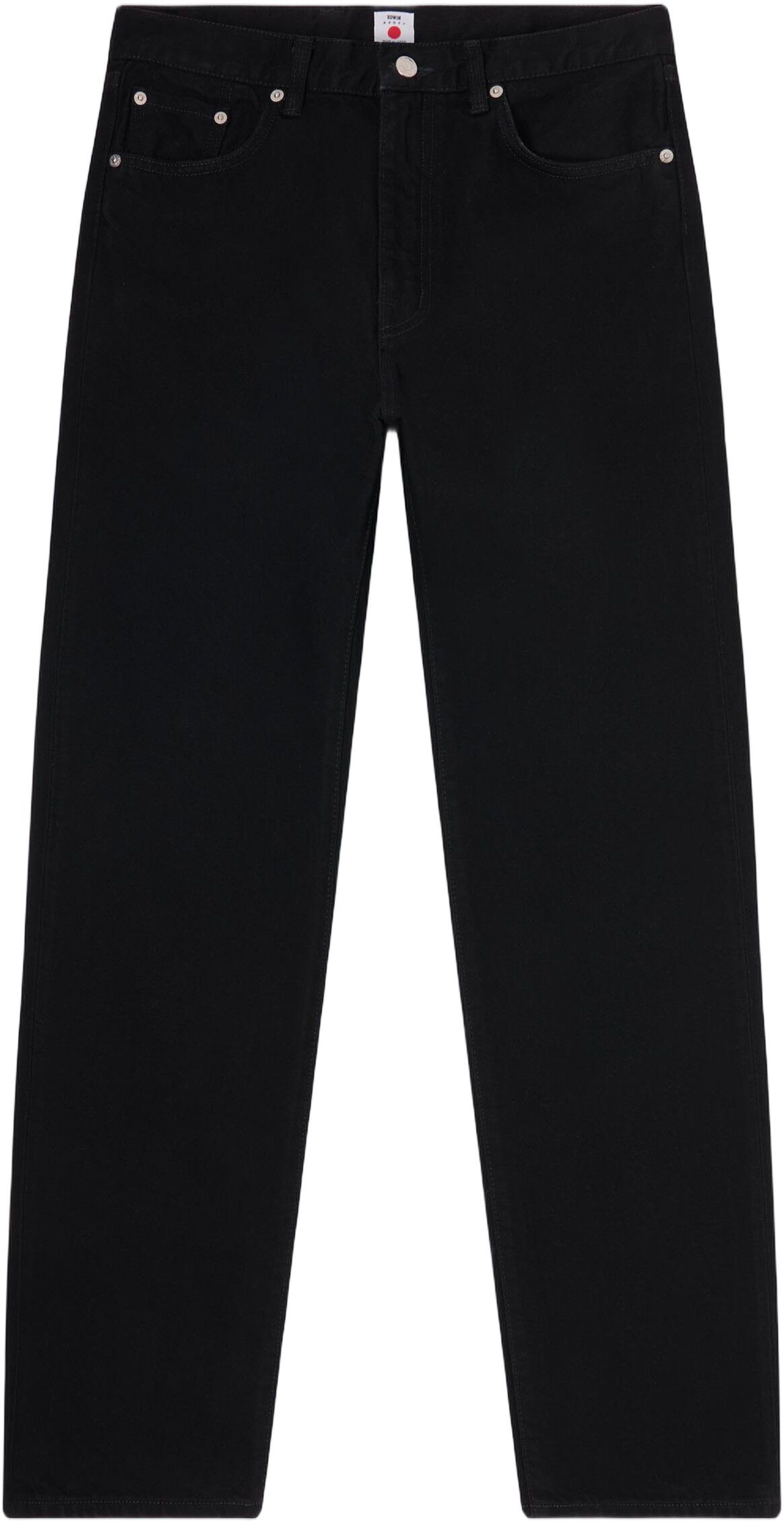 Regular Straight Jeans - Black - Unwashed