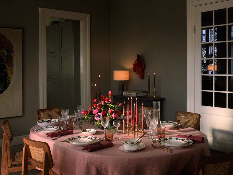 Stjerne Riflet Jul 27 cm. tallerken