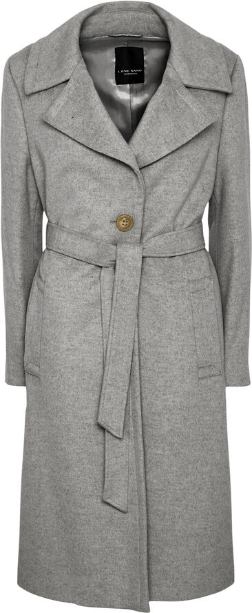 Cashmere Coat W - Clareta Belt Midi